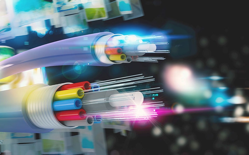 use optical cable as electric wire V2